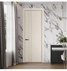 53 PE.O Кремовая Магнолия вставка Глухая кромка Деорэ ProfilDoors Orange