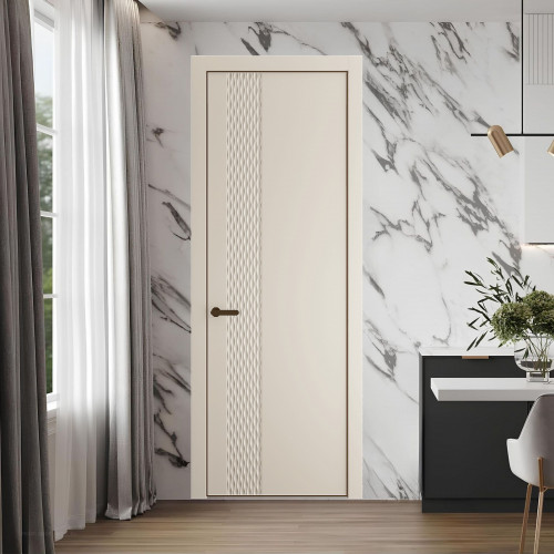 53 PE.O Кремовая Магнолия вставка Глухая кромка Деорэ ProfilDoors Orange