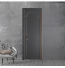 56 PE.O Графит вставка Глухая кромка Деорэ ProfilDoors Orange