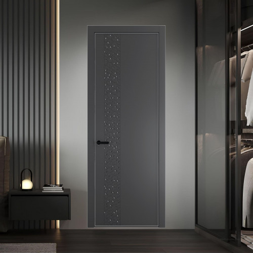 59 PE.O Графит вставка Глухая кромка Черный ProfilDoors Orange