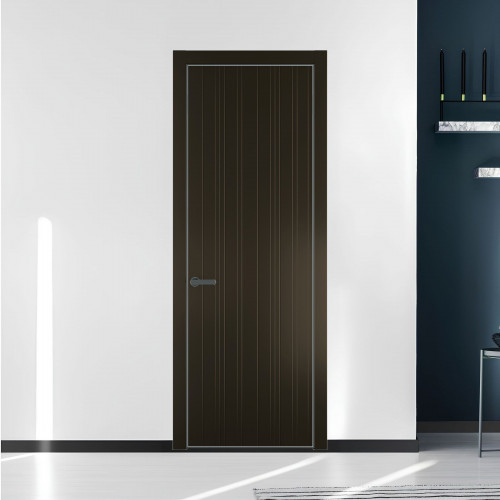 60 PE.O Перламутр Бронза вставка Глухая кромка Серая ночь ProfilDoors Orange