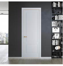 62 PE.O Лайт Грей вставка Глухая кромка Золото ProfilDoors Orange