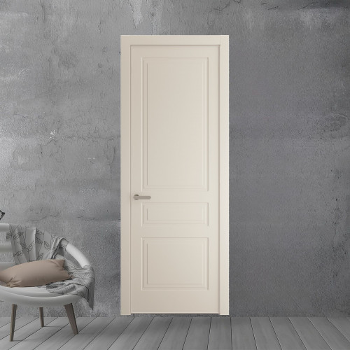 63 PE.O Кремовая Магнолия вставка Глухая кромка Никель ProfilDoors Orange