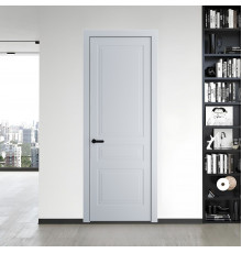 63 PE.O Лайт Грей вставка Глухая кромка Черный муар ProfilDoors Orange