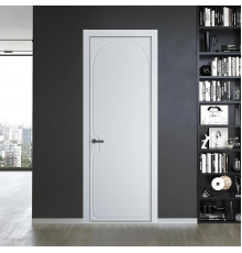64 PE.O Вайт вставка Глухая кромка Серая ночь ProfilDoors Orange