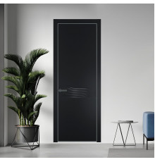 65 PE.O Блэк вставка Глухая кромка Серая ночь ProfilDoors Orange