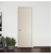 65 PE.O Кремовая Магнолия вставка Глухая кромка Серебро ProfilDoors Orange