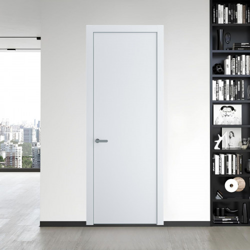 1 PE.O Аляска вставка Глухая кромка Серебро ProfilDoors Orange