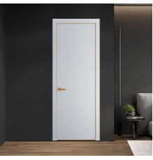 1 PE.O Лайт Грей вставка Глухая кромка Бронза ProfilDoors Orange
