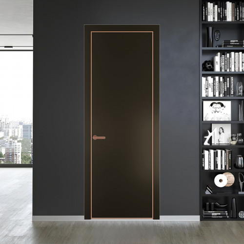 1 PE.O Перламутр Бронза вставка Глухая кромка Медь ProfilDoors Orange