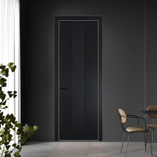45 PE.O Блэк вставка Глухая кромка Черный муар ProfilDoors Orange