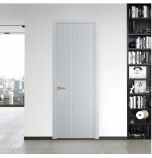 47 PE.O Лайт Грей вставка Глухая кромка Золото ProfilDoors Orange