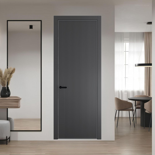 48 PE.O Графит вставка Глухая кромка Черный ProfilDoors Orange