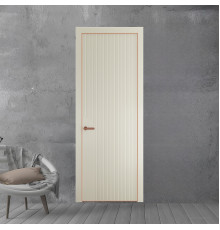 49 PE.O Перламутр Белый вставка Глухая кромка Медь ProfilDoors Orange
