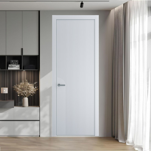 49 PE.O Вайт вставка Глухая кромка Серебро ProfilDoors Orange