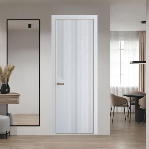 49 PE.O Вайт вставка Глухая кромка Шампань ProfilDoors Orange