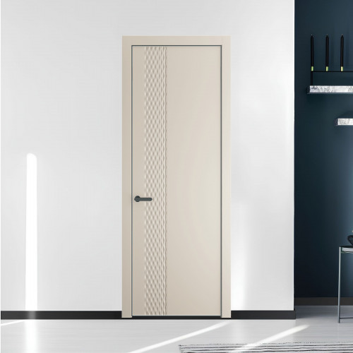 53 PE.O Кремовая Магнолия вставка Глухая кромка Серая ночь ProfilDoors Orange