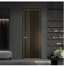53 PE.O Перламутр Бронза вставка Глухая кромка Золото ProfilDoors Orange