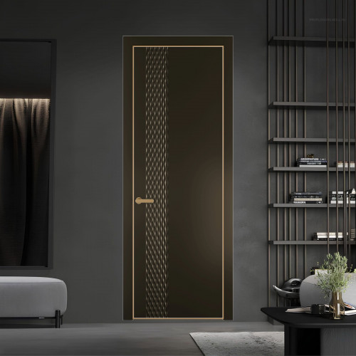 53 PE.O Перламутр Бронза вставка Глухая кромка Золото ProfilDoors Orange