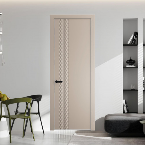 53 PE.O Сэнд вставка Глухая кромка Черный муар ProfilDoors Orange