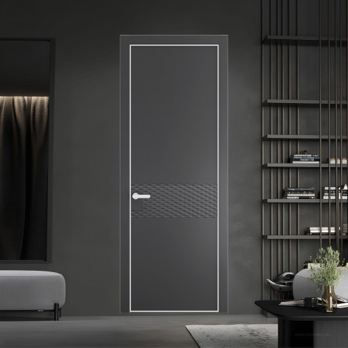 54 PE.O Графит вставка Глухая кромка Вайт ProfilDoors Orange