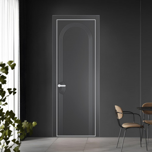 56 PE.O Графит вставка Глухая кромка Вайт ProfilDoors Orange