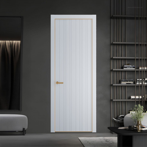 60 PE.O Лайт Грей вставка Глухая кромка Золото ProfilDoors Orange