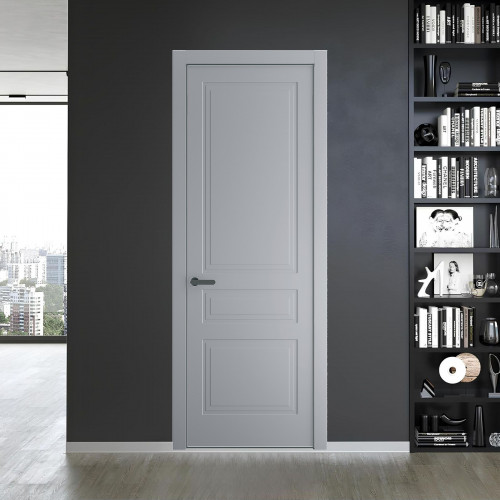 63 PE.O Смоки вставка Глухая кромка Серая ночь ProfilDoors Orange