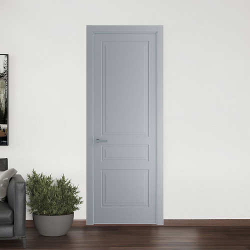 63 PE.O Смоки вставка Глухая кромка Серебро ProfilDoors Orange