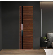 18 VE-H натуральный шпон Albero 1294M профиль Медь вставка Черный лак ProfilDoors Orange