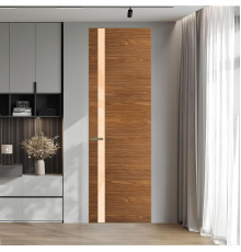 18 VE-H натуральный шпон Espresso 35M профиль Шампань вставка Бежевый лак ProfilDoors Orange