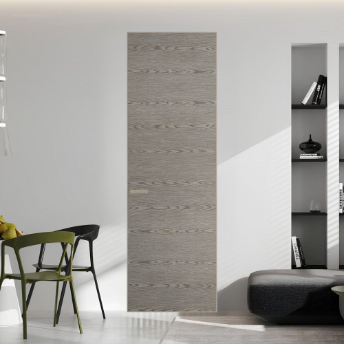 1 VE-H натуральный шпон Bianche Notti 08S профиль Никель матовый ProfilDoors Orange