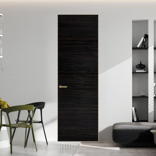 1 VE-H натуральный шпон Espresso 1042S профиль Шампань ProfilDoors Orange