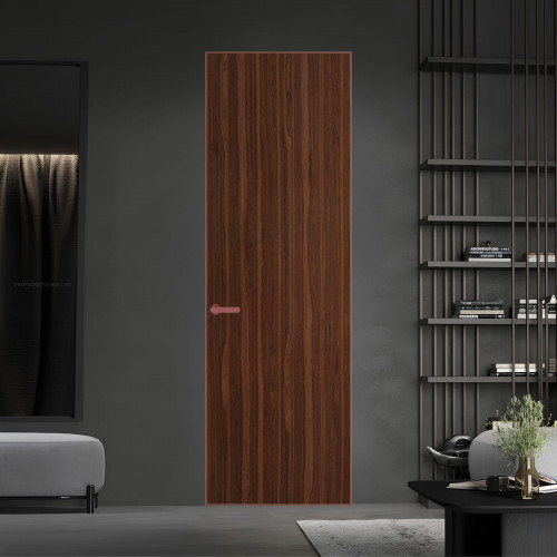 1 VE-V натуральный шпон Albero 1294M профиль Красный антрацит ProfilDoors Orange