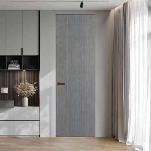 1 VE-V натуральный шпон Bianche Notti 01Q профиль Деорэ ProfilDoors Orange