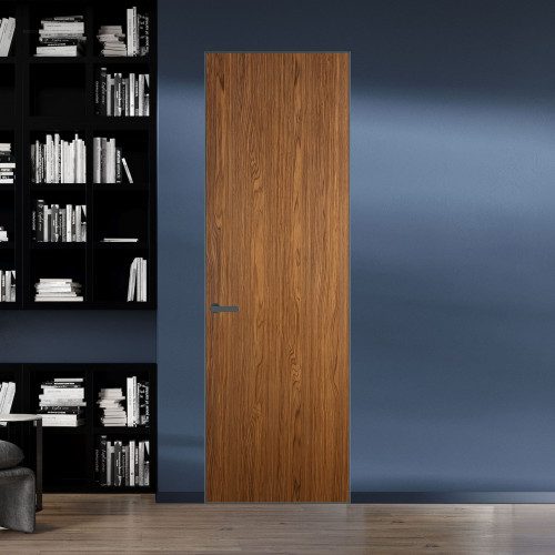1 VE-V натуральный шпон Espresso 35M профиль Серая ночь ProfilDoors Orange