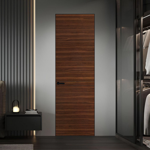 11 VE-H натуральный шпон Albero 1294M профиль Черный матовый ProfilDoors Orange