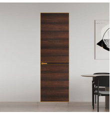 11 VE-H натуральный шпон Albero 1398S профиль Бронза ProfilDoors Orange