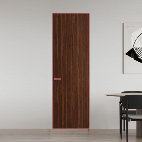 11 VE-V натуральный шпон Albero 1294M профиль Красный антрацит ProfilDoors Orange
