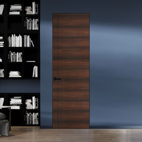 12 VE-H натуральный шпон Albero 1398S профиль Черный матовый ProfilDoors Orange