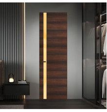 18 VE-H натуральный шпон Albero 1398S профиль Деорэ вставка Кремовый лак ProfilDoors Orange