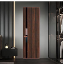 18 VE-V натуральный шпон Albero 1398S профиль Медь вставка Черный лак ProfilDoors Orange