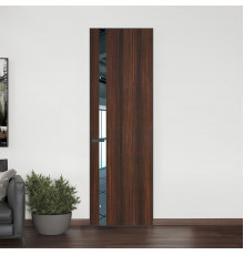 18 VE-V натуральный шпон Albero 1398S профиль Серая ночь вставка Зеркало ProfilDoors Orange