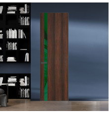 18 VE-V натуральный шпон Albero 1398S профиль Серая ночь вставка Желтый лак ProfilDoors Orange