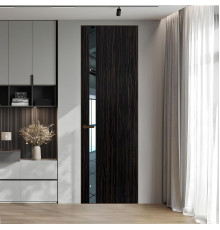 18 VE-V натуральный шпон Espresso 1042S профиль Деорэ вставка Зеркало ProfilDoors Orange