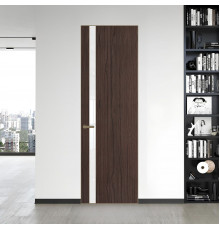 18 VE-V натуральный шпон Espresso 360M профиль Шампань вставка Лак классик ProfilDoors Orange