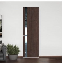 18 VE-V натуральный шпон Espresso 360M профиль Вайт вставка Зеркало ProfilDoors Orange