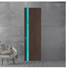 18 VE-V натуральный шпон Espresso 360M профиль Зеленый воск вставка Мята лак ProfilDoors Orange