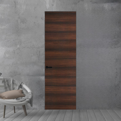 1 VE-H натуральный шпон Albero 1398S профиль Черный муар ProfilDoors Orange