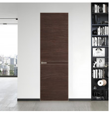 11 VE-H натуральный шпон Espresso 1386M профиль Никель матовый ProfilDoors Orange